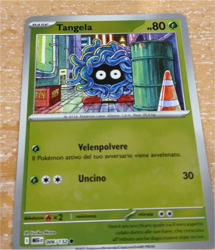 2025 Pokémon ME01: Mega Evolution #006 Tangela — front