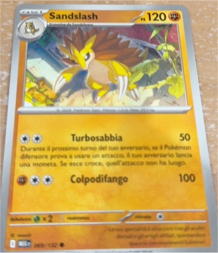 2025 Pokémon Mega Evolutions #069 Sandslash — front