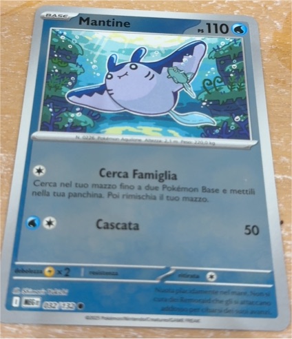 2023 Pokémon ME01: Mega Evolution #032 Mantine — front
