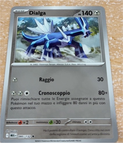 2023 Pokémon ME01: Mega Evolution #095 Dialga — front