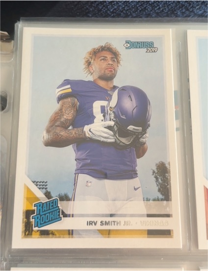 2019 Donruss #324 Irv Smith Jr. — front