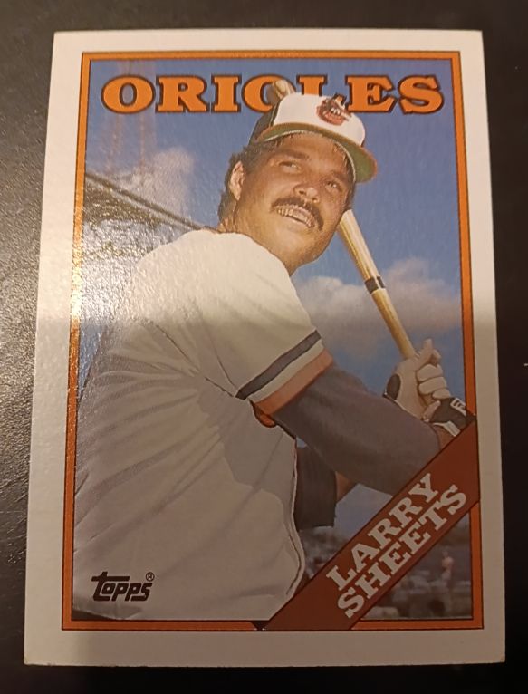 1988 Topps #327 Larry Sheets — front