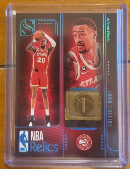 2024-25 Panini Silhouette NBA Relics #REL-COL John Collins — front