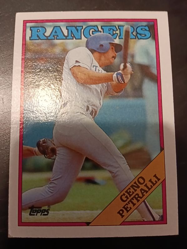 1988 Topps #589 Geno Petralli — front