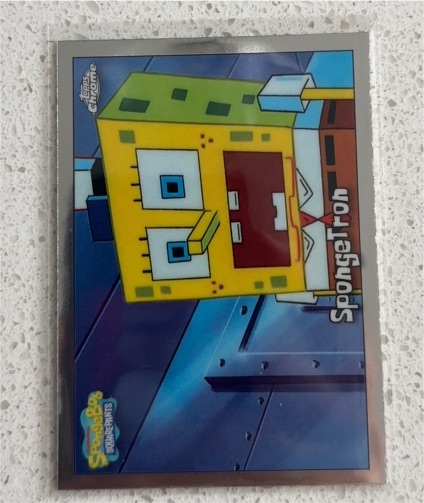 2025 Topps Chrome SpongeBob #39 SpongeTron — front