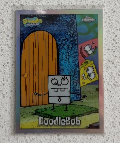 2025 Topps Chrome SpongeBob #2 DoodleBob — front