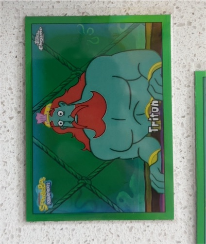 2025 Topps Chrome SpongeBob SquarePants #196 Triton — front