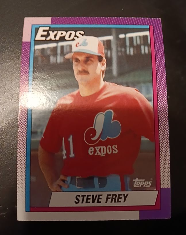 1990 Topps #91 Steve Frey — front