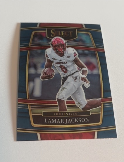 2022 Panini Select Draft Picks #44 Lamar Jackson Louisville — front