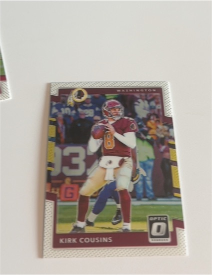 2017 Panini Donruss Optic #58 Kirk Cousins — front