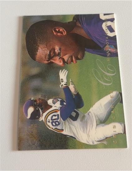 1995 Fleer Flair Preview #19 Cris Carter — front