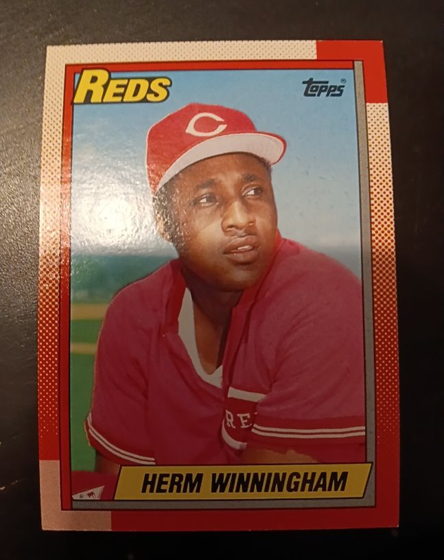 1990 Topps #94 Herm Winningham — front