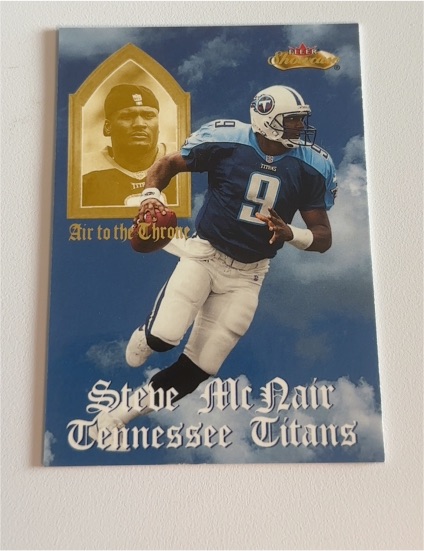 2000 Fleer Showcase Air to the Throne #6 Steve McNair — front