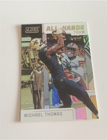 2019 Panini Score #AHT-5 Michael Thomas All-Hands Team — front