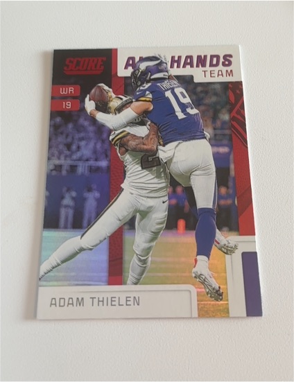 2019 Score All Hands Team #AHT-4 Adam Thielen — front