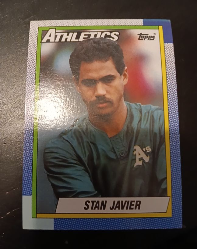 1990 Topps #102 Stan Javier — front