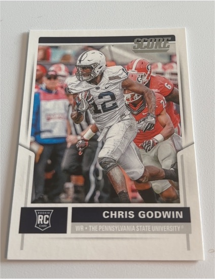 2017 Panini Score #428 Chris Godwin Rookie Card — front