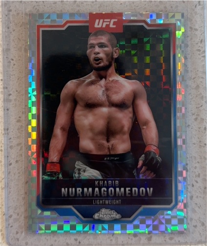 2025 Topps Chrome UFC #36 Khabib Nurmagomedov — front