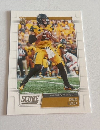 2019 Panini Score #334 Drew Lock Rookie — front