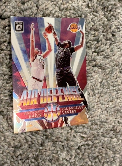 2021-22 Panini Donruss Optic #2 Anthony Davis Air Defense — front