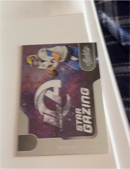 2022 Panini Absolute #SG-8 Matthew Stafford Star Gazing — front