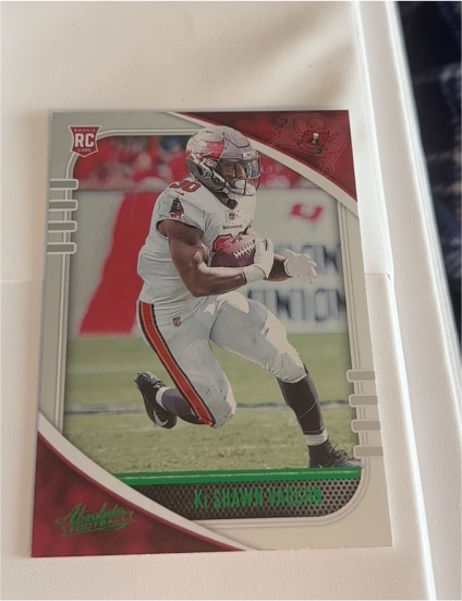 2020 Panini Absolute #171 Ke'Shawn Vaughn Rookie Card — front