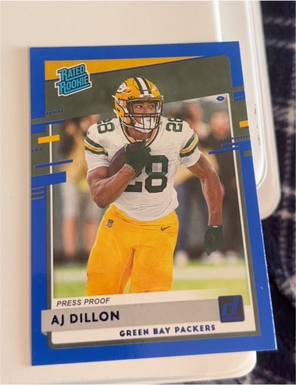 2020 Panini Donruss #324 AJ Dillon — front