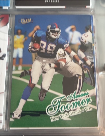1998 Fleer Ultra #348 Amani Toomer — front
