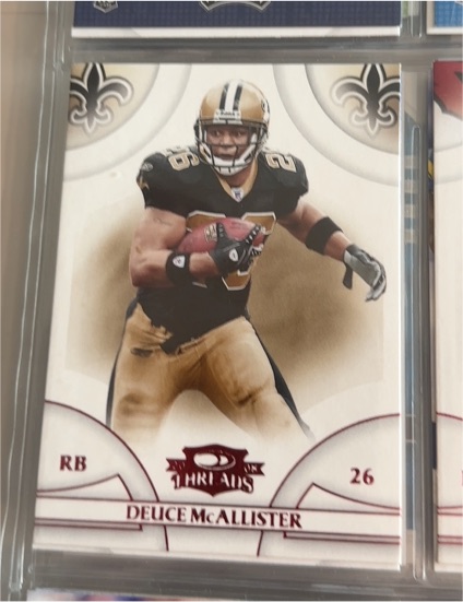 2008 Donruss Threads #26 Deuce McAllister — front
