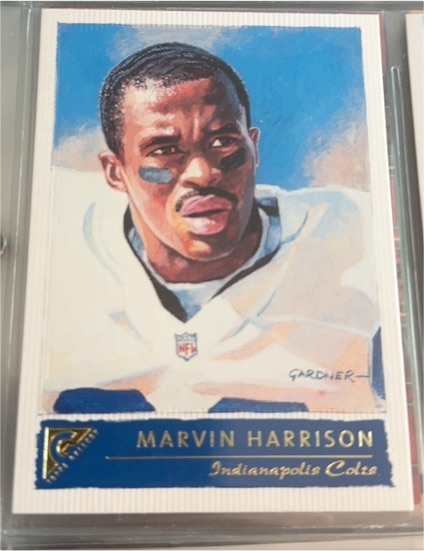 2001 Topps Gallery #72 Marvin Harrison — front