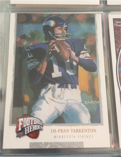 2008 Upper Deck Football Heroes #213 Fran Tarkenton — front
