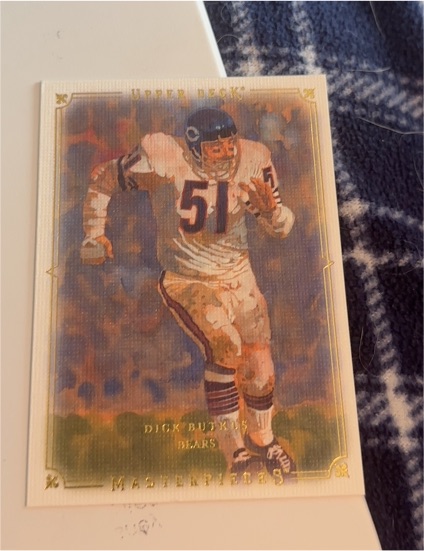 2008 Upper Deck Masterpieces #21 Dick Butkus — front