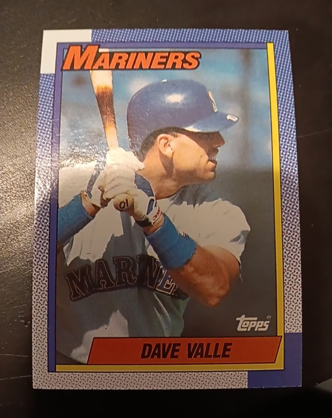 1990 Topps #76 Dave Valle — front