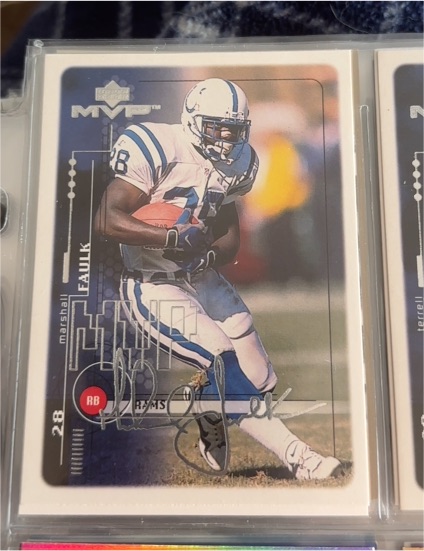 1999 Upper Deck MVP #77 Marshall Faulk — front