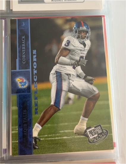 2008 Press Pass Reflectors #3 Aqib Talib — front