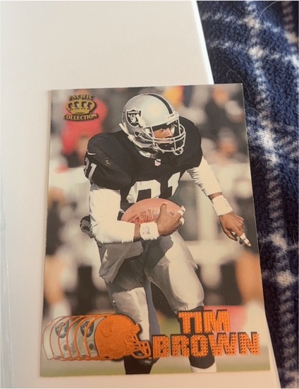 1997 Pacific Crown Collection #296 Tim Brown — front