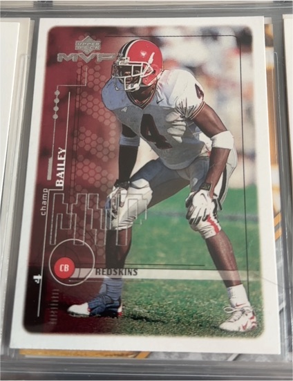 1999 Upper Deck MVP #210 Champ Bailey — front