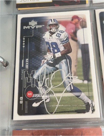 1999 Upper Deck MVP #55 Michael Irvin — front