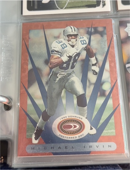 1999 Donruss Preferred QBC #20 Michael Irvin — front