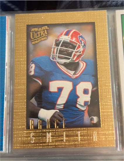 1996 Fleer Ultra Sensations #11 Bruce Smith — front