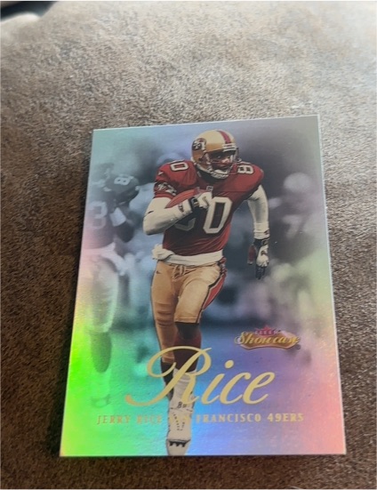 2000 Fleer Showcase #15 Jerry Rice — front