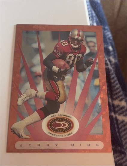 1999 Donruss Preferred QBC #37 Jerry Rice — front