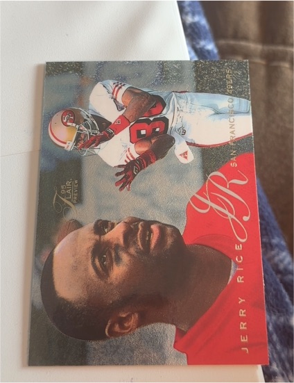 1995 Fleer Flair Preview #27 Jerry Rice — front
