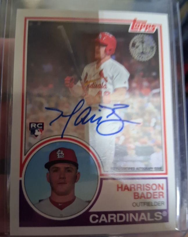 2018 Topps Update #83A-HB Harrison Bader — front