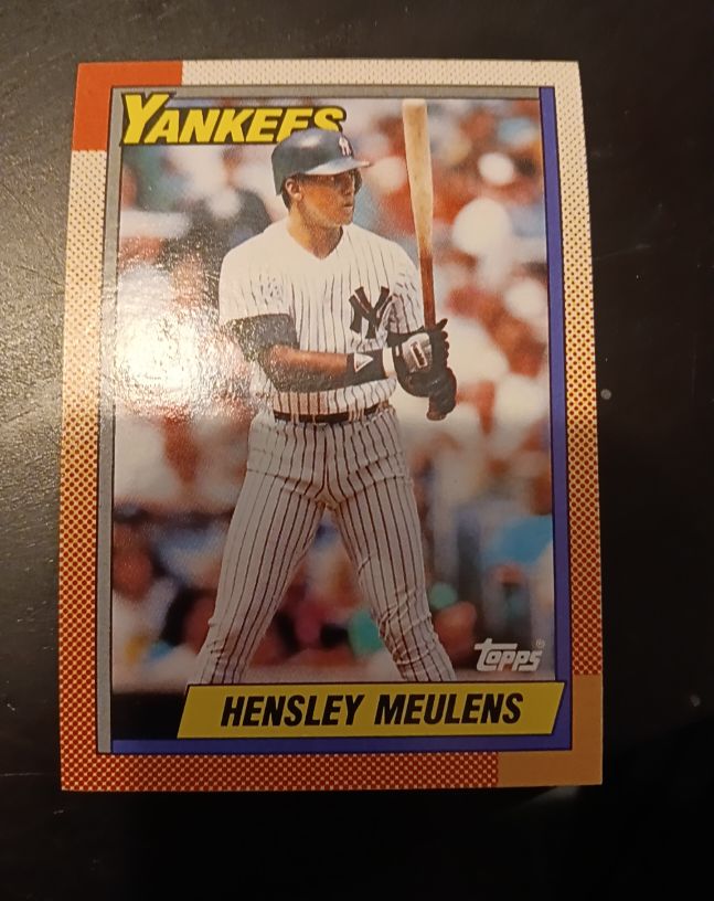 1990 Topps #83 Hensley Meulens — front