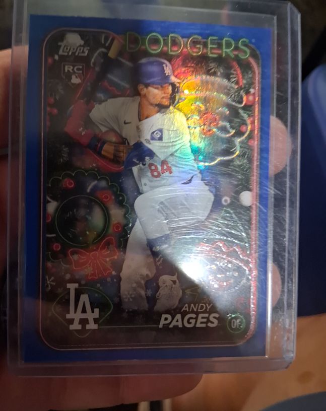 2024 Topps Holiday #H103 Andy Pages — front