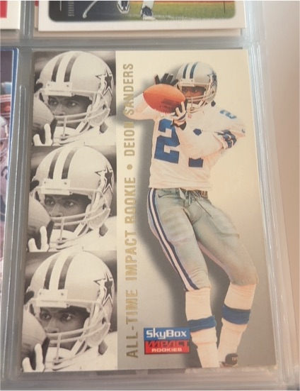 1996 SkyBox Impact Rookies #103 Deion Sanders — front