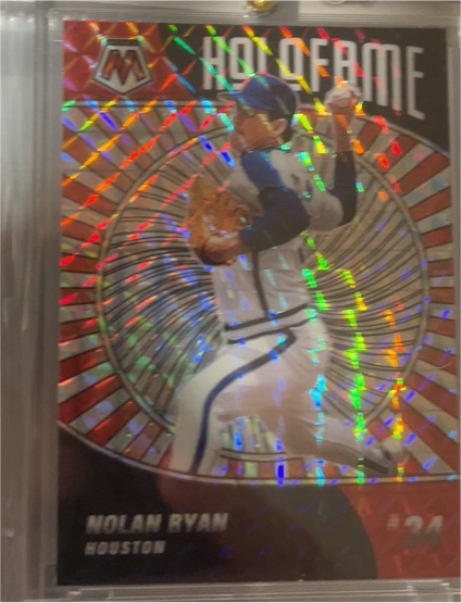 2022 Panini Mosaic Holofame #HF-8 Nolan Ryan — front