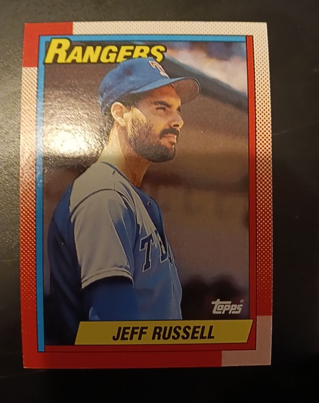 1990 Topps #80 Jeff Russell — front