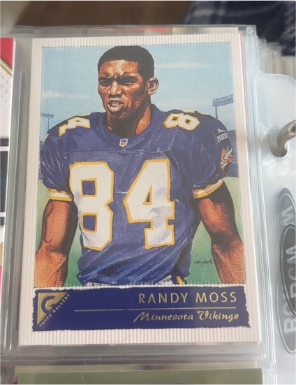 2001 Topps Gallery #71 Randy Moss — front